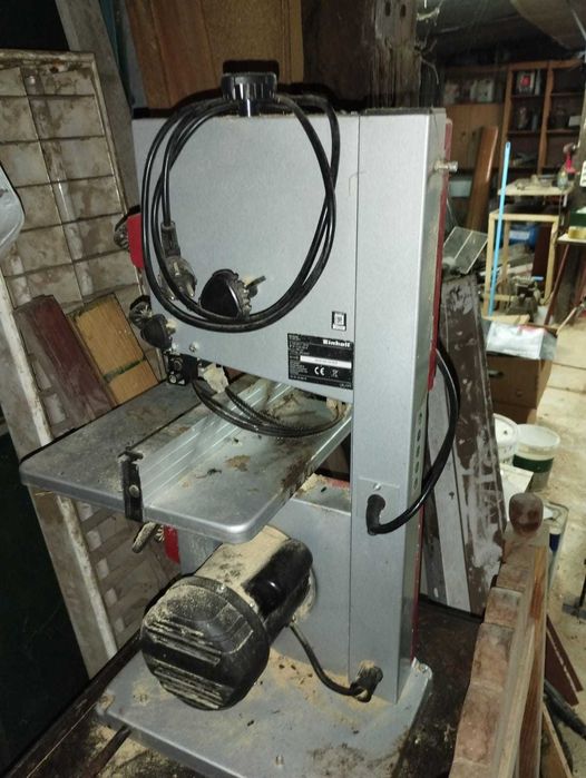 Serra de fita para madeira, pouco uso.