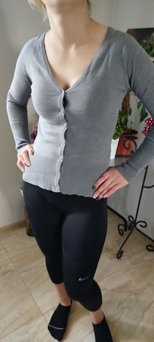 Lekki sweterek kardigan m