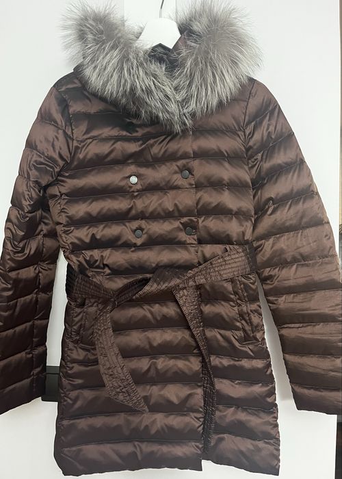 Kurtka z puchem i lisem  34 ochnik