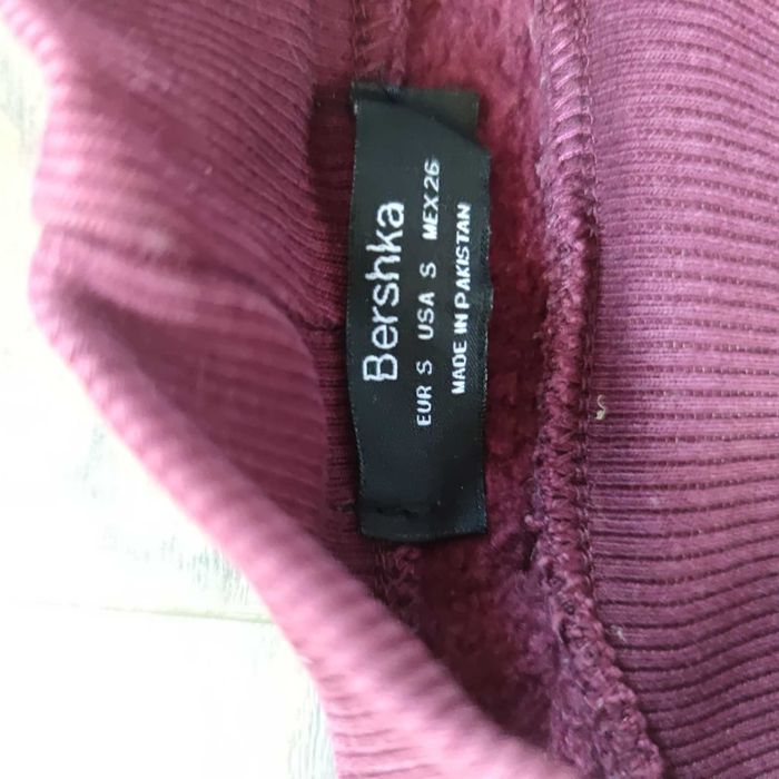 Bershka świetna bluza kolor bordowy S / M / 36 / 38 oversize unisex