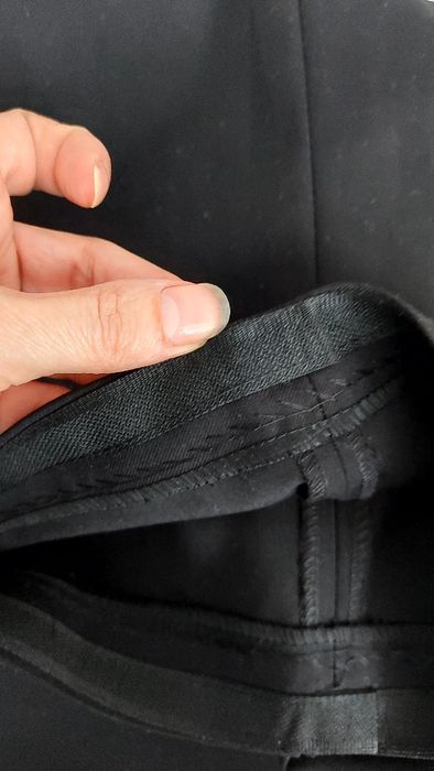 Męskie spodnie garniturowe XXXL