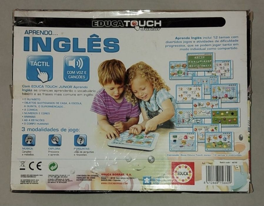 Jogo eletrónico abecedário ou em inglês para crianças...