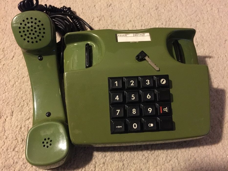 TELEFON Stacjonarny Analog Vintage RETRO Aparat Grzecznościowy