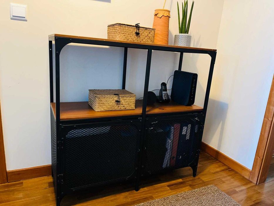 Estante FJÄLLBO IKEA, preto 100x95cm