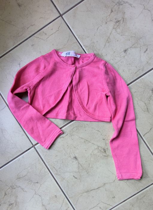 Różowe bolerko H&M rozm. 98/104