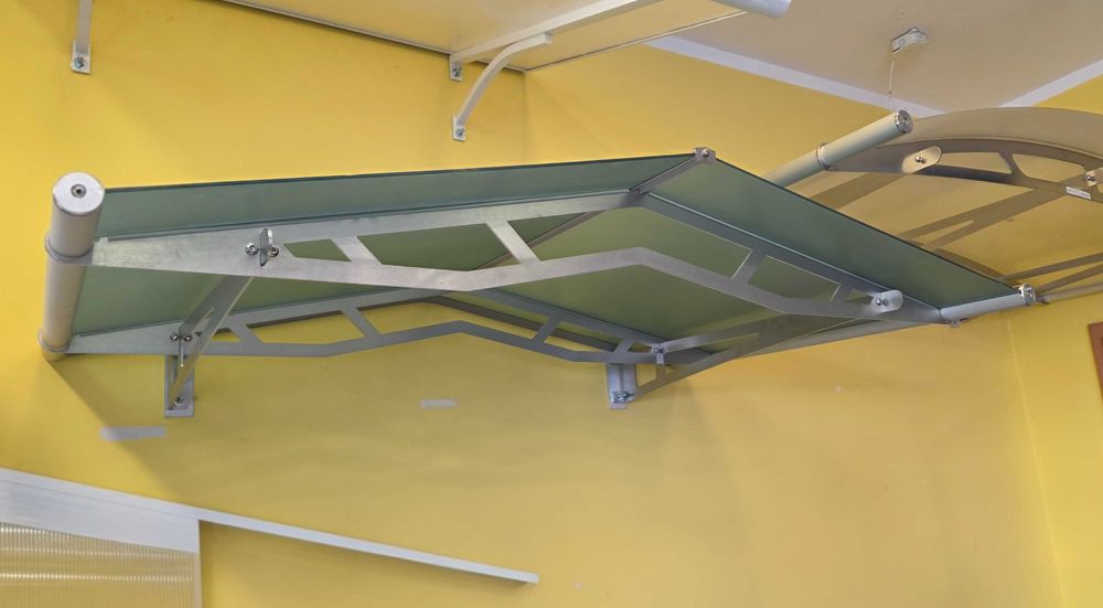 WYPRZEDAŻ! Daszek nad drzwi LIGHTLINE ostatnia sztuka stal nierdzewna