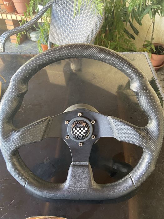 Volante, fole, manete pedais S RACING