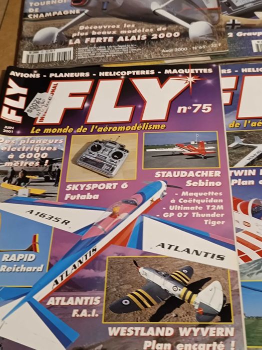 15 revistas da MRA Le Modele Rèduit d´Avion e Fly