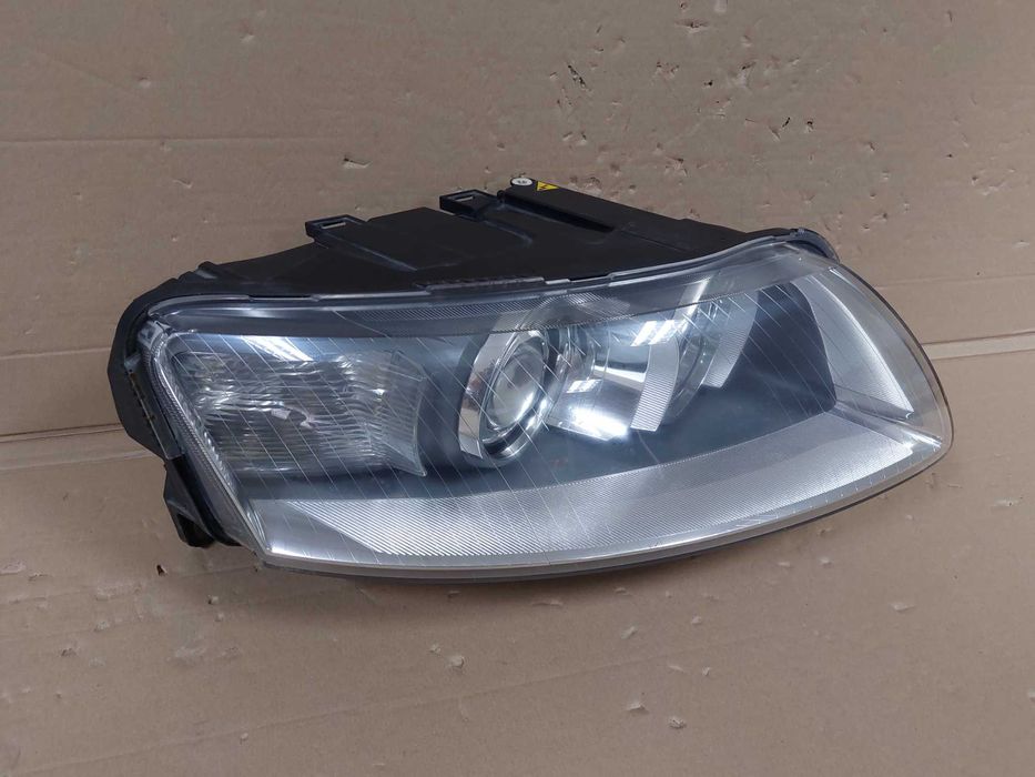 Audi A6 C6 S6 04-08r lampa przód prawa Bi Xenon Skrętny 11pin HELLA EU KPL BDB