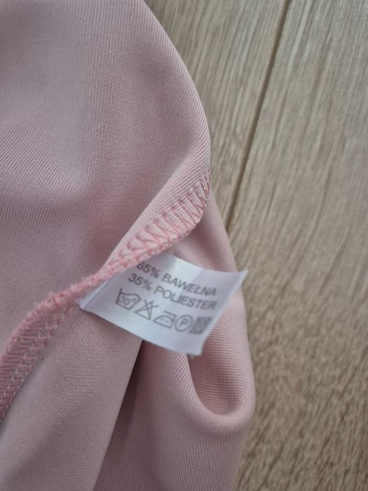 Pudrowa bluzka damska ok. L używana