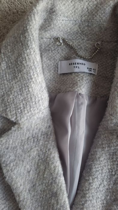 Płaszcz damski szary