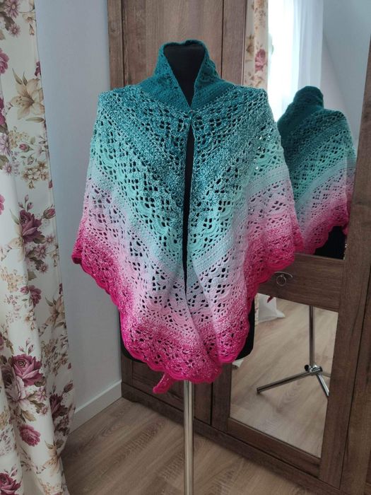 Ręcznie robiona chusta ,,Klaziena,,