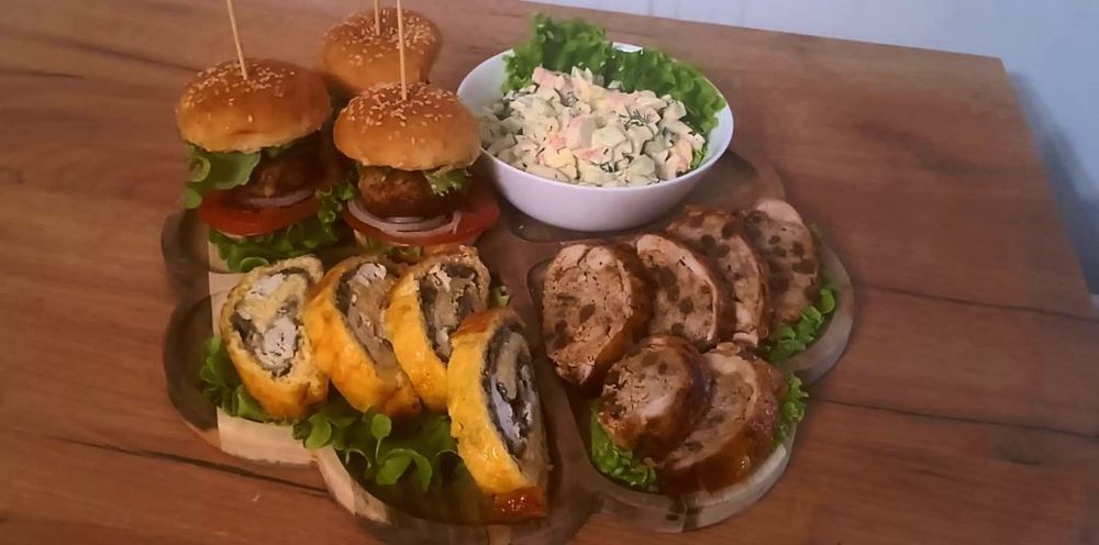 Catering, kucharka na przyjęcia z obsługą