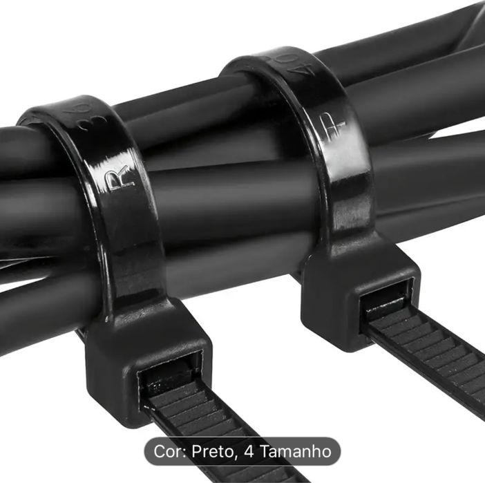 KIT COM 100 ABRAÇADEIRAS DE ALTA TRAÇÃO64170331541761123