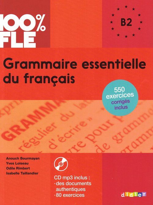 100% Fle Grammaire Essentielle Du Francais B2 Ksiązka + Cd Mp3