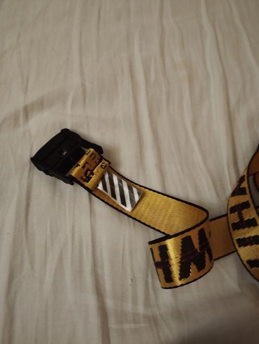 Pasek "off white" Okazja