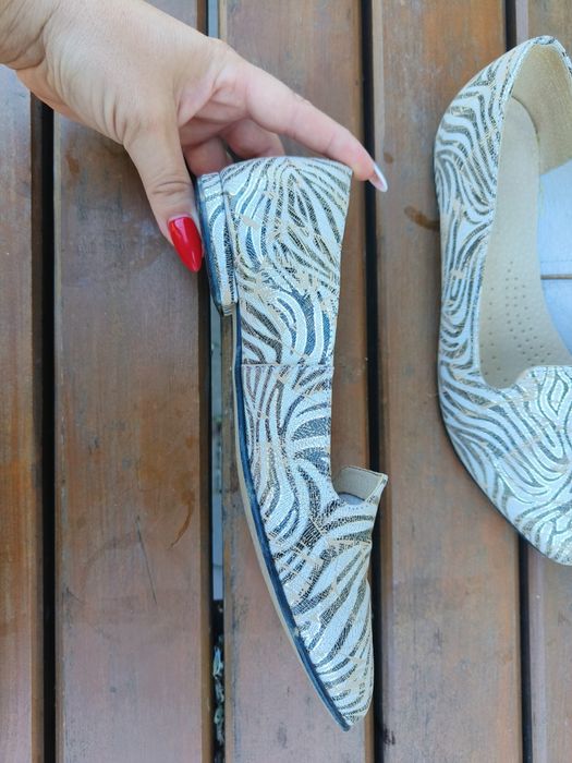 Baleriny wzór zebra