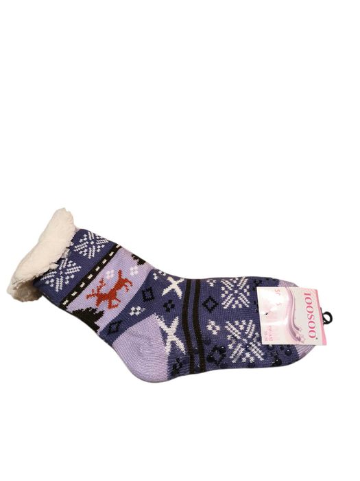 Skarpety zimowe Świąteczne 35-38 lub 39-42 Damskie grube antypoślizgow