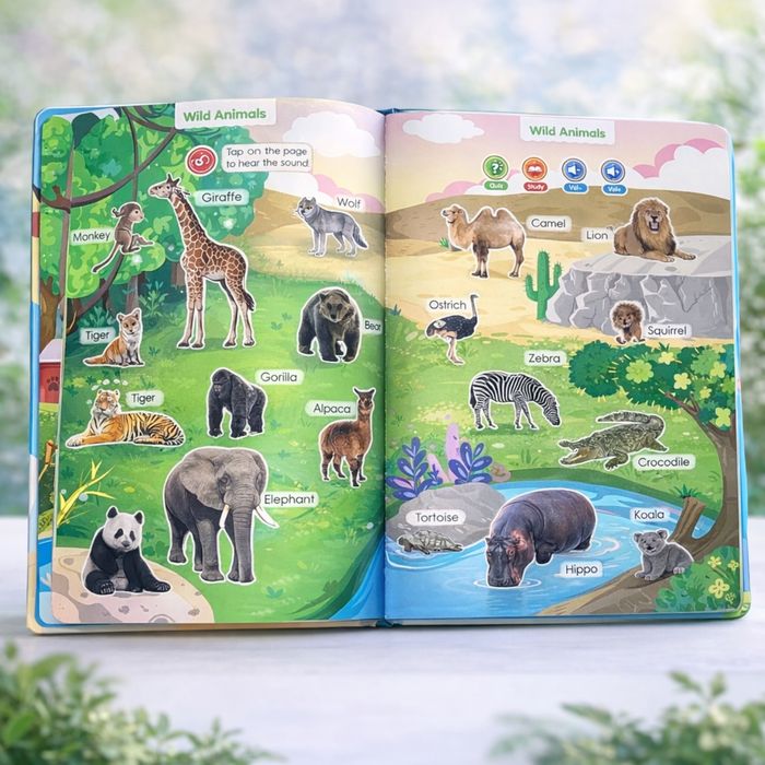 Інтерактивна книга для вивчення англійської мови для дітей