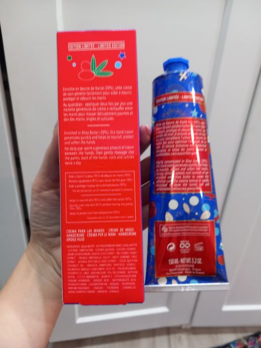Tusz, 2 kremy.do rąk L'occitane 150 ml i 30 zestaw 3 sztuk