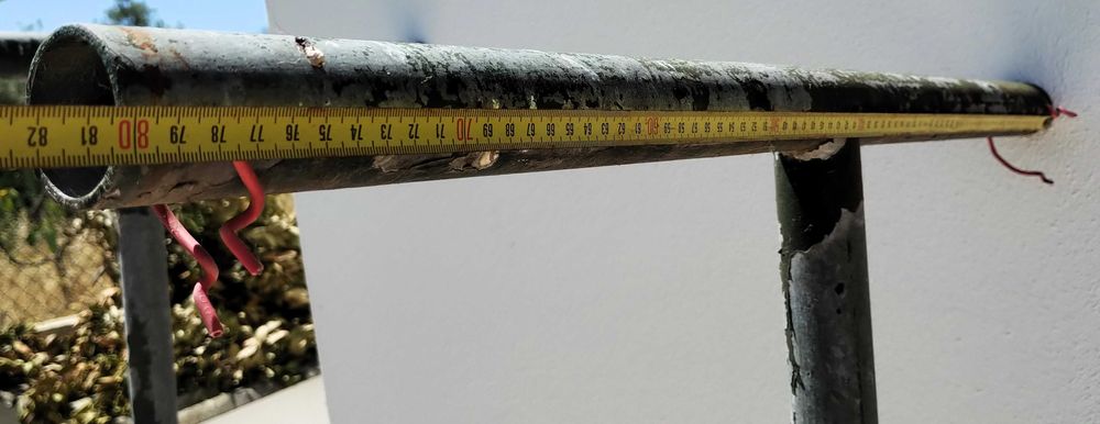 Postes Entendais Roupa Quintal Inoxidável