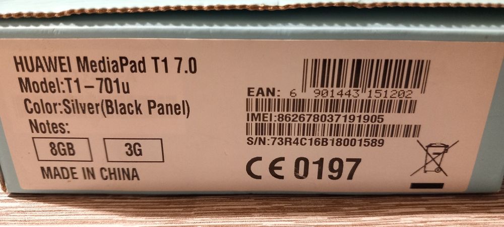 Tablet Huawei T1  701u