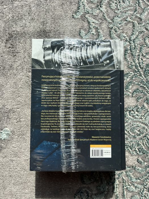 Nowa zapakowana Książka „Łamacze Kodów - Historia Kryptologii” - David Kahn