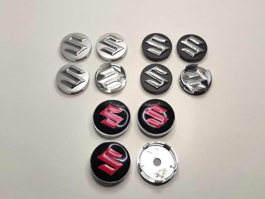4 Centros Jante Nissan 54mm 60mm Tampas Cubos Rodas Preto Cromado Vermelho Qashqai Juke Micra Navara Novo