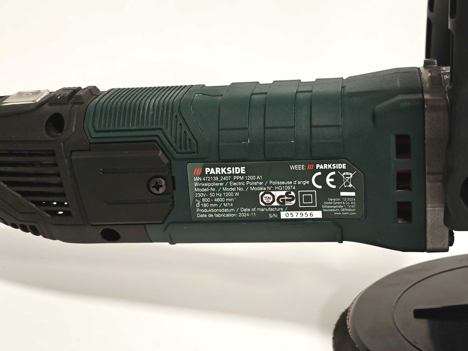 Polerka samochodowa Parkside PPM 1200 A1 Jak nowa 1200 W