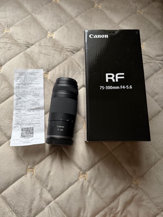 Продам Об'єктив Canon RF 75-300 mm F4-5.6 на гарантії