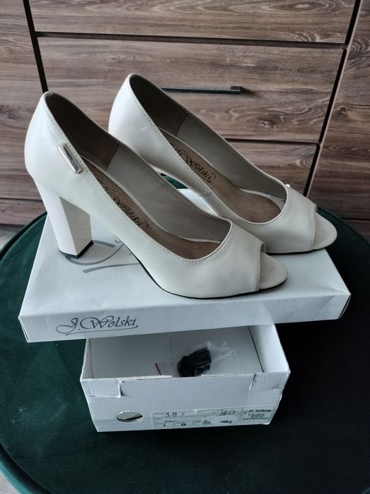 Skórzane buty damskie. Marki J.Wolski rozm. 40