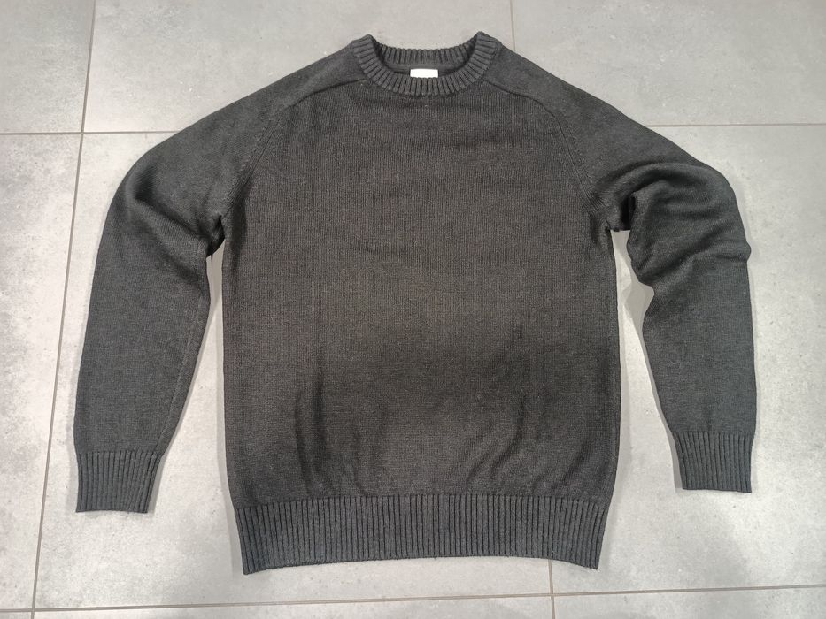 Sweter męski H&M roz. S zimowy wełna 50% ciepły