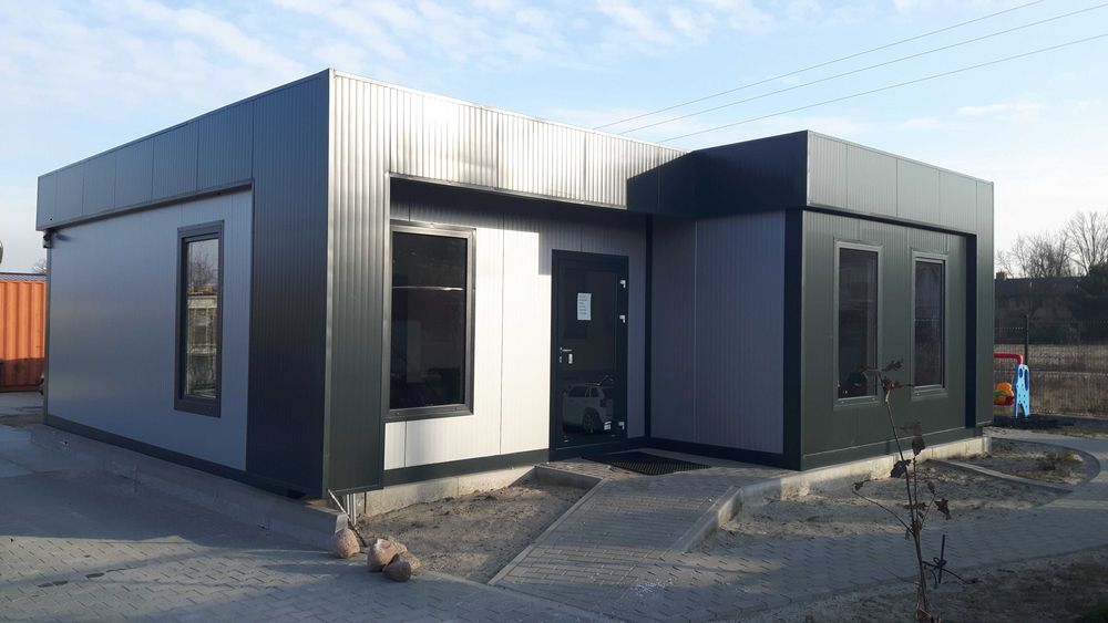 PRODUCENT! Garaż ocieplany z płyty warstwowej blaszak kontener pawilon