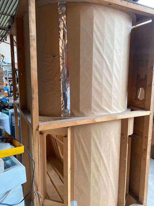 Sauna Wandex kabina fińska 1-2 osobowa sucha ZEWNETRZNA nowy piec 230v