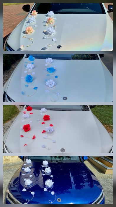 Biały kameleon lub GLC Coupe. Mercedes auto samochód do ślubu wesele