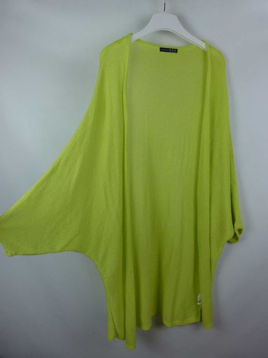 Atmosphere sweter narzutka neonowy / M