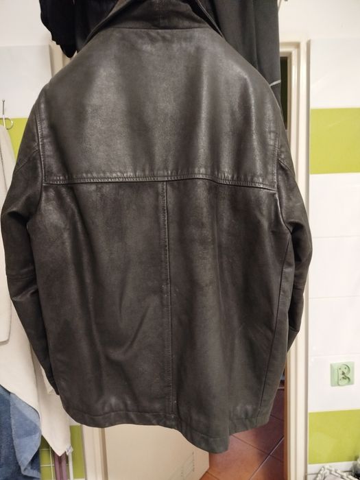 Kurtka skórzana męska