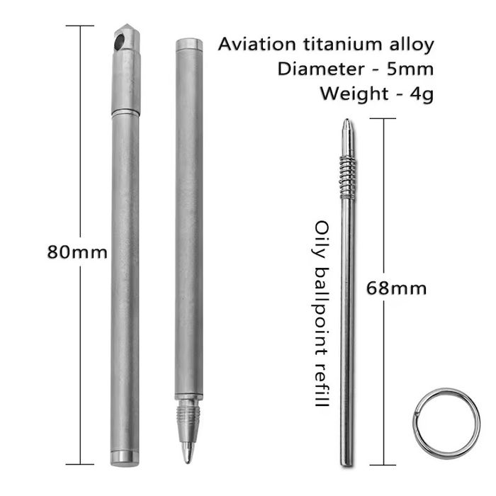 EDC ‼️ Тактична титанова ручка-брелок