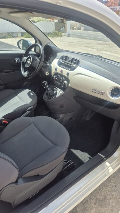 Fiat 500 cabrio ano 2012 branco pérola garantia 18 meses — photo 4
