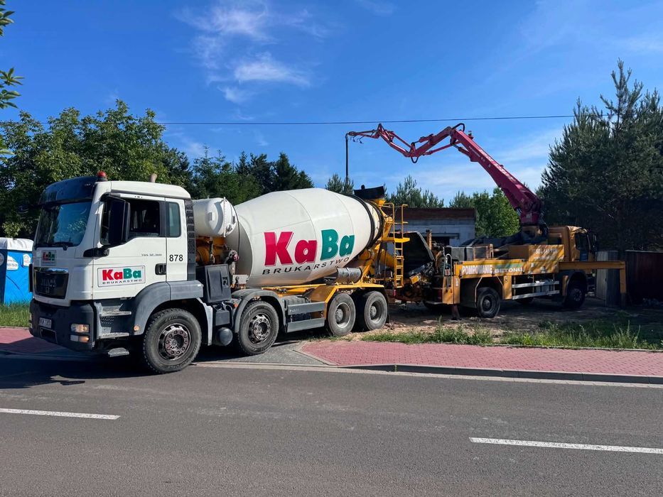 Beton z pompą Nasielsk | fundamenty, stropy, posadzki, B10 B15 B20 B25 B30