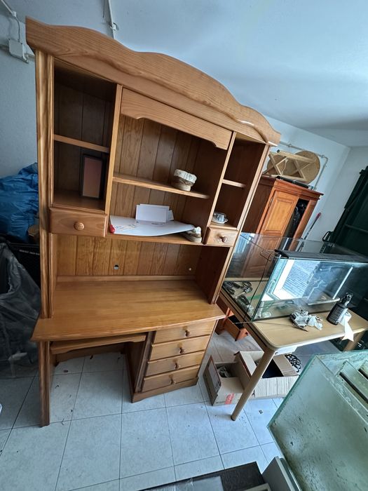 Secretaria madeira pinho