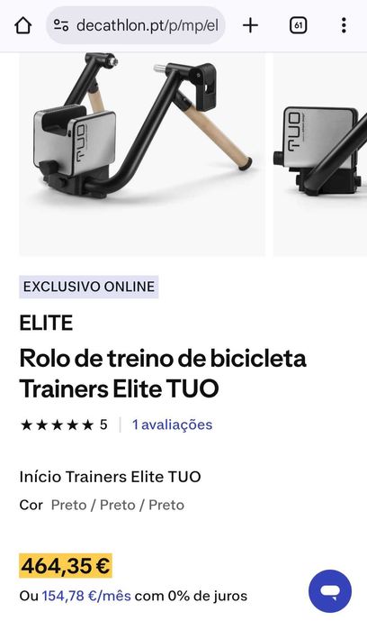 Rolo de treino Interativo TUO