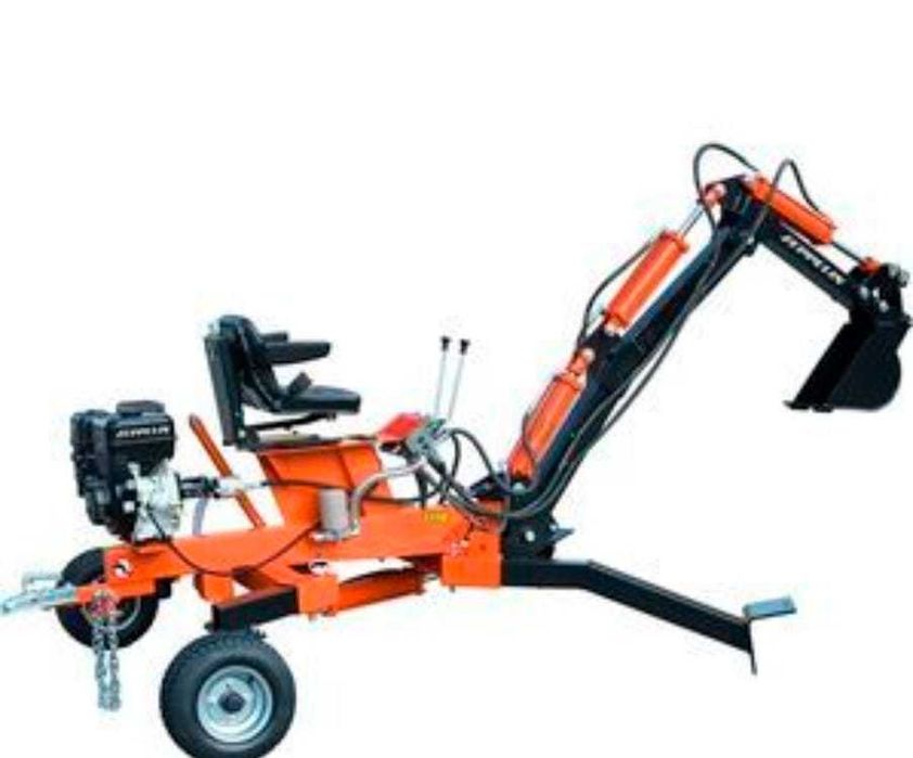 Retroescavadora P/ATV C/Motor Gasolina (Campanha Entrega S/Custos)