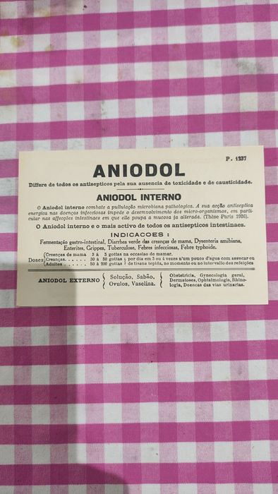Artigos publicitários antigos farmacêuticos colecionáveis ( RARO )