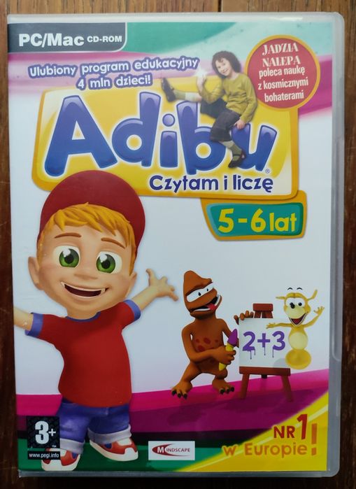 Adibu czytam i liczę gra edukacyjna na komputer
