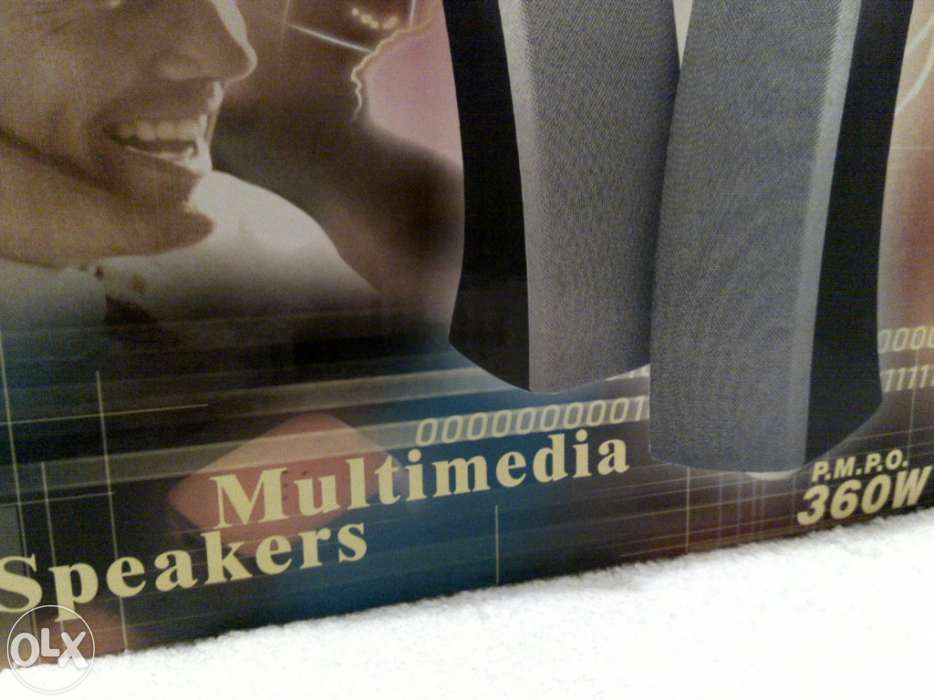 colunas (multimedia speakers) para pc (como novas em caixa)