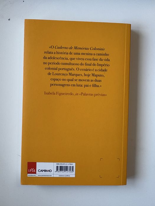 Caderno de memórias coloniais - Isabela Figueiredo