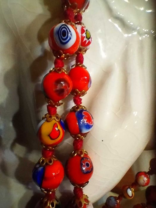 Korale ze szkła Murano