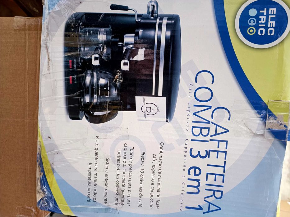 Máquina de café 3 em 1 café expresso cappuccino e cafeteira