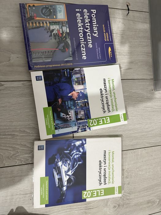 Ksiażki kierunek elektryk nowe